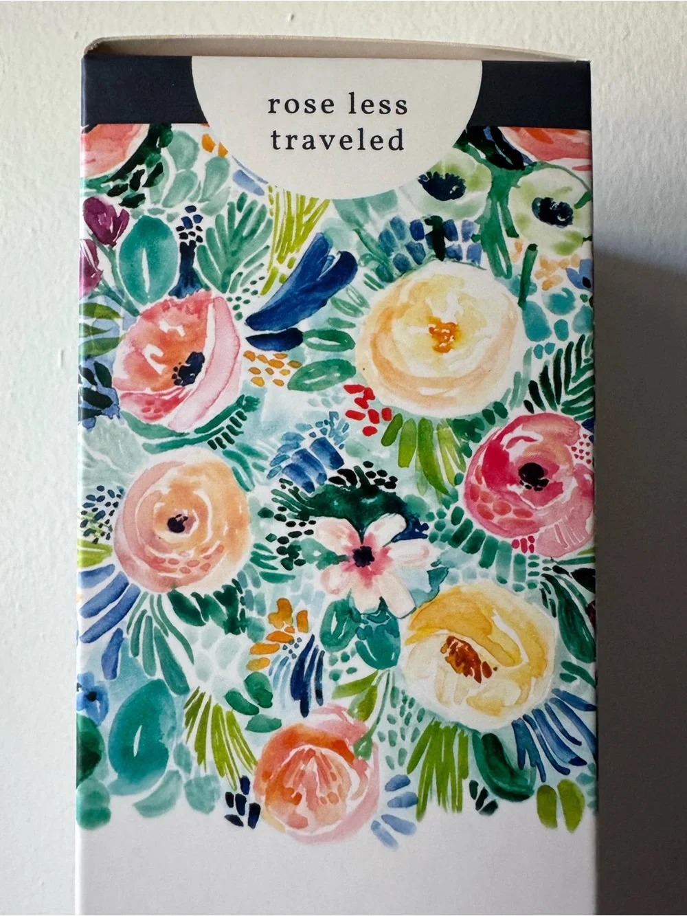 Waypoint Wanders Floral US Scratch Off Map Rose Less Traveled 12x18 New in Box